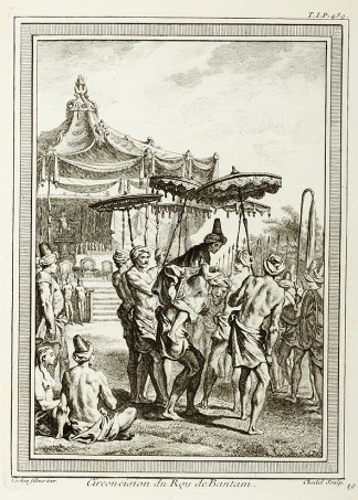 Circoncision du Roy de Bantam. Indonesia, East Indies, Celebes