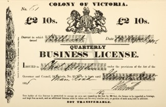 Colony of Victoria. Quarterly Business L… Australiana (General)