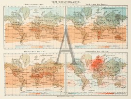 Temperaturkarte.