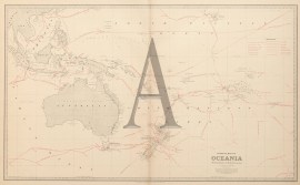 Outline Map of Oceania Showing Routes of Early Dis… Pacific - General charts