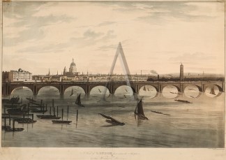 A view of London from near the Adelphi, … Bridges