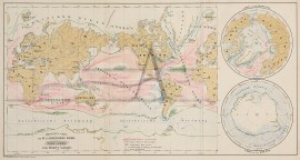 Ubersichts Karte zu M.J.Schleidens Werk: Das Meer von Henry Lange.