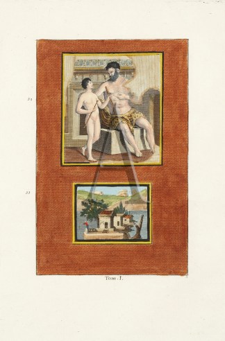 Untitled (Seated man & youth) Figures & Statues