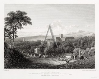 North East View of the City of Wincheste… BRITISH ISLES