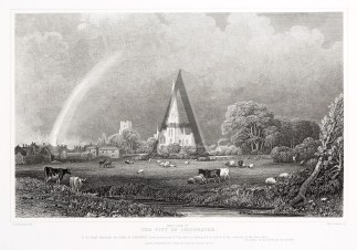 West View of the City of Chichester England