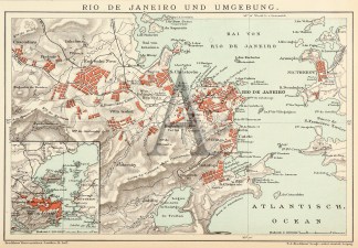 Rio de Janeiro und Umgebung Town Plans