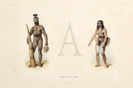 Indigenes de lile de Paques.