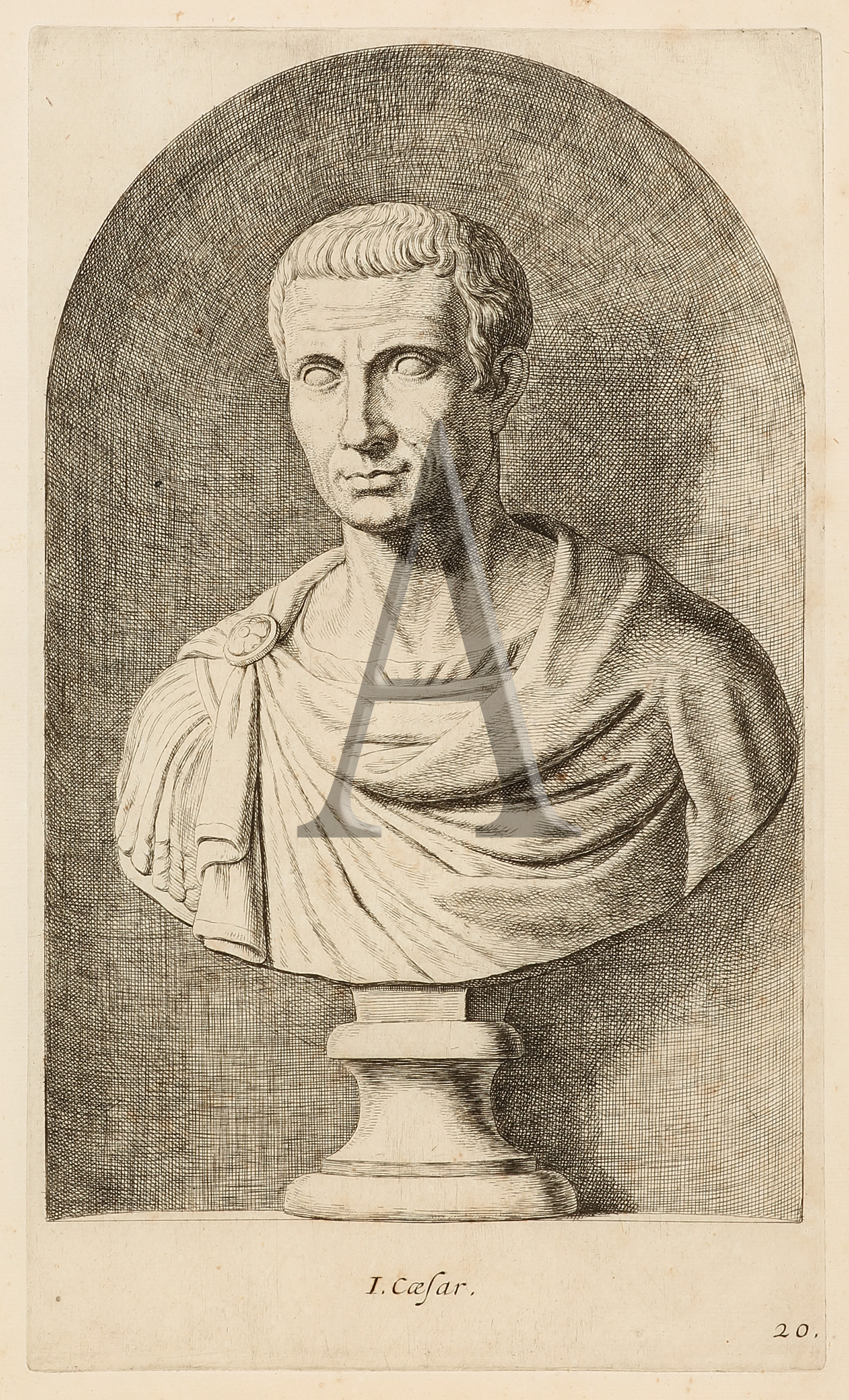 J. Caesar - Antique Print from 1671