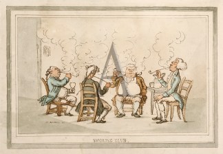 Smoking Club. SATIRICAL & COMICAL