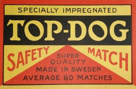 Top-Dog. MATCHBOX LABELS Top-Dog.