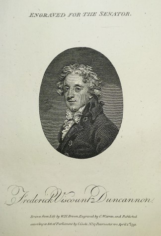 Frederick Viscount Duncannon. non-Australia Portraits