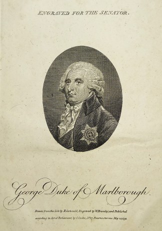 George Duke of Marlborough. non-Australia Portraits