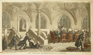 Doctor Syntax Entertained at College. Comical Doctor Syntax Entertained at College. Comical