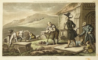 Doctor Syntax Meditating on the tomb sto… Comical