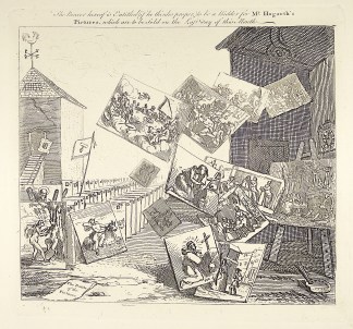 The Battle of the Pictures Hogarth