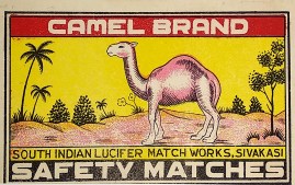 Camel Brand MATCHBOX LABELS Camel Brand