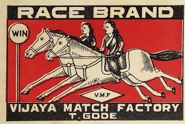 Race Brand MATCHBOX LABELS Race Brand
