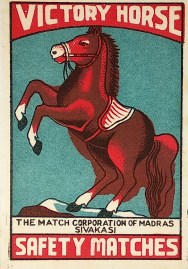 Victory Horse MATCHBOX LABELS Victory Horse