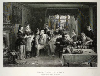 Falstaff and his friends. (The merry wiv… Shakespeare