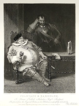 Falstaff & Bardolph. King Henry IV,… Wine - Wine, champagne & related