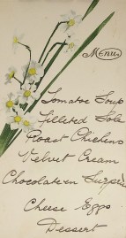 Menu: Tomatoe Soup… MENUS & DINNER INVITATIONS Menu: Tomatoe Soup...