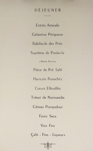Menu: Communion Solennelle de Christiane… MENUS & DINNER INVITATIONS