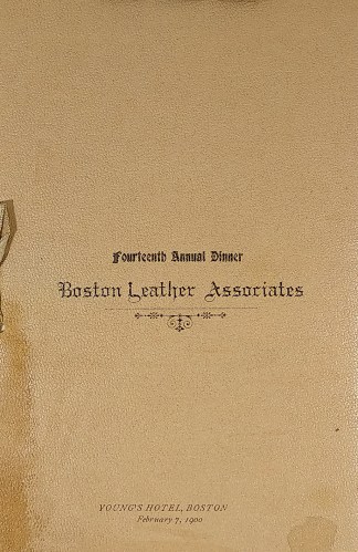 Fourteenth Annual Dinner. Boston Leather… MENUS & DINNER INVITATIONS