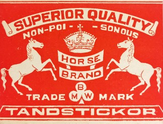 Horse Brand MATCHBOX LABELS