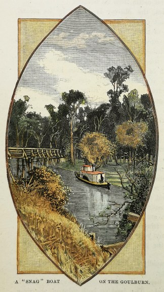 A “Snag” Boat on the Goulbur… Australiana (General)