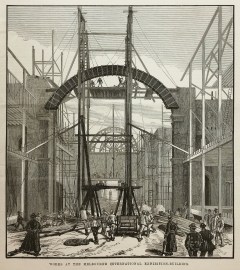 Works at the Melbourne International Exhibition-Building.