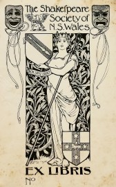 Ex Libris The Shakespeare Society of N.S.Wales.