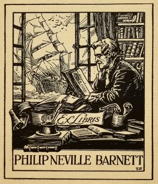Ex Libris. Philip Neville Barnett. BOOK PLATES Ex Libris. Philip Neville Barnett. BOOK PLATES