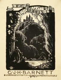 Ex Libris. C.J.H. Barnett