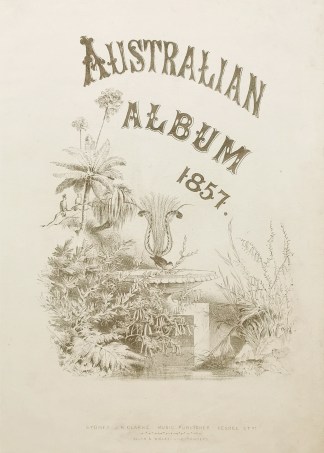 Australian Album 1857. [Lyre bird] Australian