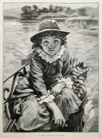 Our Coxswain. – Drawn by A. G. Macgregor. Rowing, canoeing, kayaking