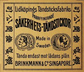 Sakerhets Tandstickor - Made in Sweden