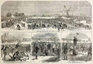 Skating Races in the Fens. England