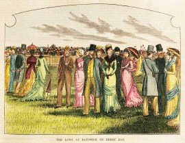 The Lawn at Randwick on Derby Day. Equestrian
