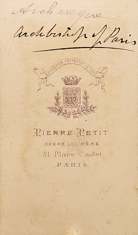 Georges Darboy-PARIS COMMUNE - Antique Print from 1871