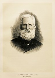 J. Umpherstone. J. P. Mt Gambier. Australian