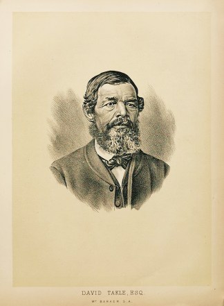 David Takle, Esq. Mt. Barker. S. A. Australian