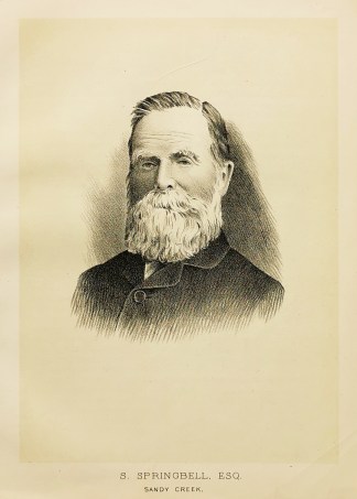 S. Springbell, Esq. Sandy Creek. Australian