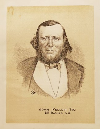 John Follett Esq. Mt Barker S.A. Australian