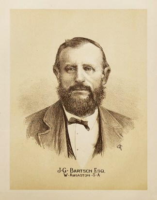 J.G.Bartsch Esq. W. Angaston. S. A. Australian