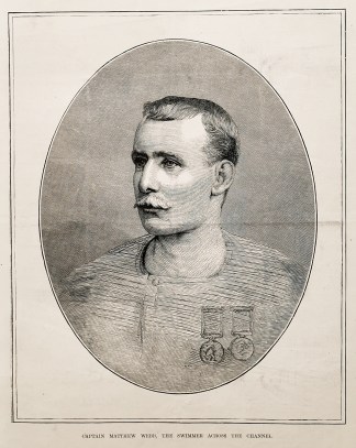Captain Matthew Webb, the swimmer across… non-Australia Portraits