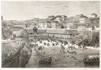 The morning lounge at Biarritz. France & Monaco