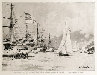 The Imperial Yacht-Club Regatta at Kiel:… Yachting