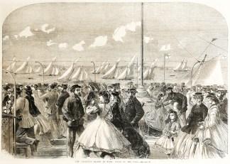 The Yachting Season at Ryde, Scene on th… Yachting