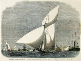 Opening of the yachting season: Match of the Royal Thames Yacht Club - The Fiona Winning at Gravesend