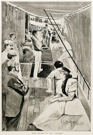 Deck Cricket on the “Arcadia”… Cricket